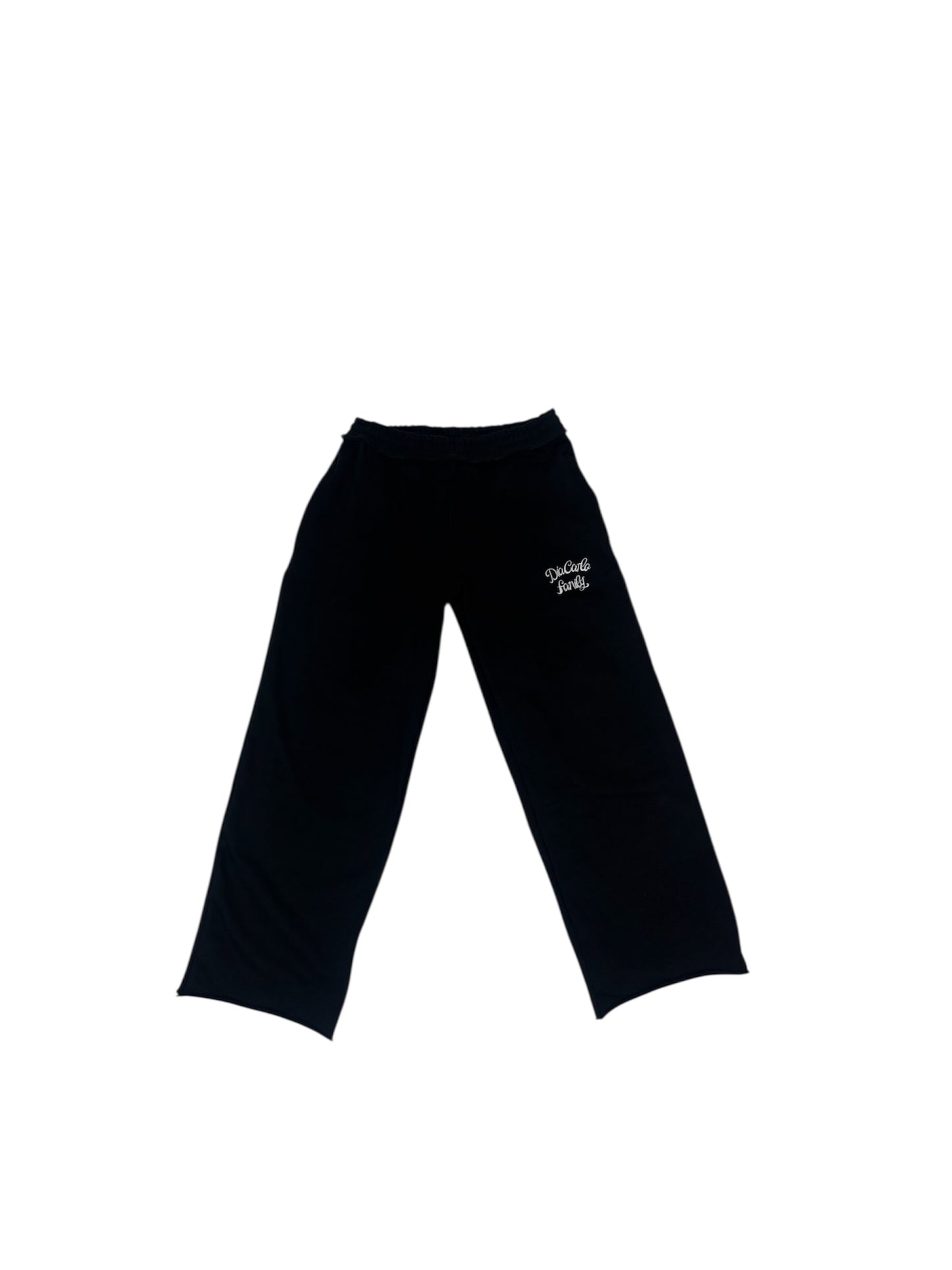 “DiaCarlo Family” Open Leg Joggers